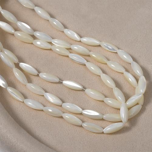 Koraliki z naturalnej słodkowodnej perły, Najlepiej powłoki, DIY, dostępnych więcej kolorów, 6x15mm, sprzedane przez Strand