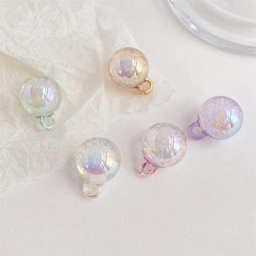 Acrylique Pendentifs perles, Placage UV, DIY, plus de couleurs à choisir, 16mm, Environ 200PC/sac, Vendu par sac
