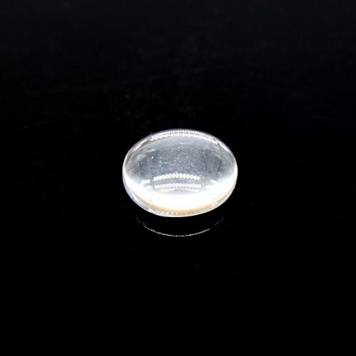 Fridge Magnets Glass Flat Round DIY clear 10mm Approx Sold By Bag