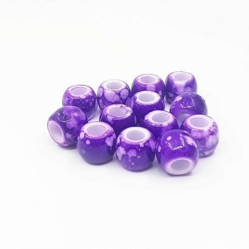 Spray Painted Acrylic Beads Drum DIY Approx 5mm Approx Sold By Bag