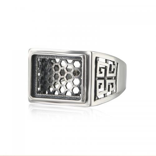 925 Sterling Silver Finger Ring impostazione, 925 sterline d'argento, DIY & formato differente per scelta, assenza di nichel,piombo&cadmio, Venduto da PC