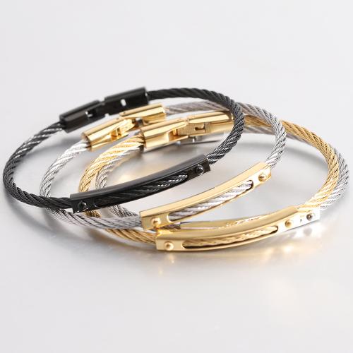 Stainless Steel Bangle 304 Stainless Steel plated Unisex Sold By PC