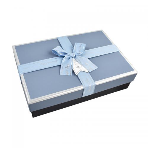 Jewelry Gift Box Paper plated multifunctional  blue Sold By PC