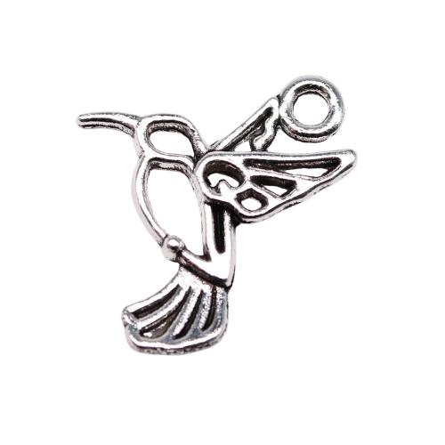 Zinc Alloy Animal Pendants Bird plated fashion jewelry & DIY & hollow Sold By PC