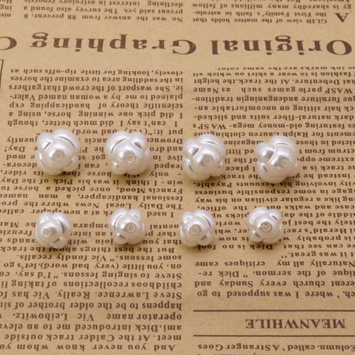 ABS Plastic Beads ABS Plastic Pearl Lantern painted DIY white Sold By PC