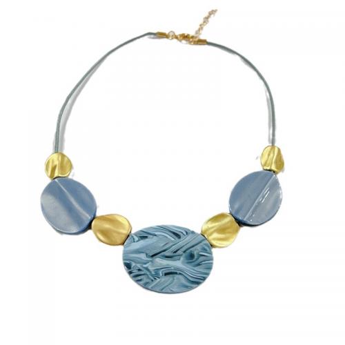 Acryl halskettingen, mode sieraden & voor vrouw, meer kleuren voor de keuze, Lengte Ca 48 cm, Verkocht door PC