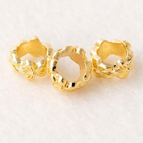 Zinc Alloy Spacer Beads Flower plated DIY nickel lead & cadmium free Approx 4.8mm Approx Sold By Bag