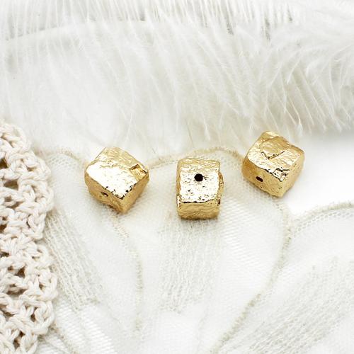 Brass Jewelry Beads 18K gold plated DIY nickel lead & cadmium free Sold By PC