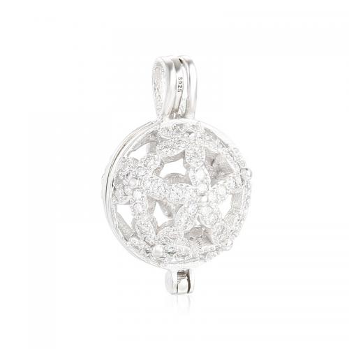 925 Sterling Silver Pendant Bail DIY & micro pave cubic zirconia nickel lead & cadmium free Sold By PC