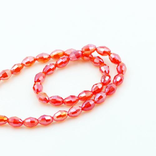 Fashion Glass Beads, DIY & different size for choice & faceted, more colors for choice, Sold By Strand