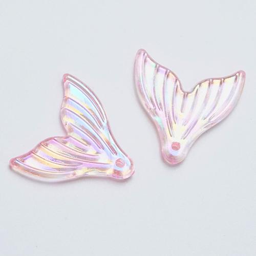 Acrylic Pendants Mermaid tail DIY 20mm Approx Sold By Bag