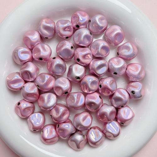 Belagte akryl perler, forgyldt, du kan DIY, flere farver til valg, 16mm, Solgt af PC