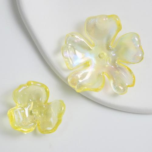 Hair Accessories DIY Findings, Acrylic, Flower, different size for choice, more colors for choice, Sold By Bag