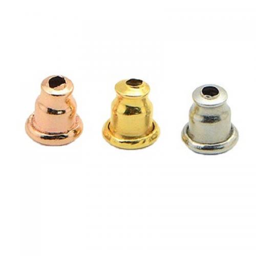 Stainless Steel Ear Nut  304 Stainless Steel Galvanic plating DIY & Unisex Sold By Bag