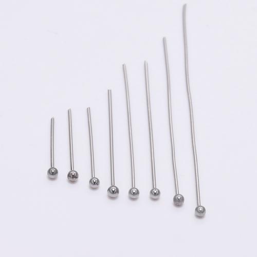 Stainless Steel Headpins 304 Stainless Steel machine polished DIY & Unisex original color Sold By Bag
