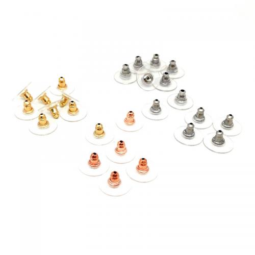 Stainless Steel Ear Nut , 304 Stainless Steel, machine polished, DIY & Unisex, more colors for choice, 500PCs/Bag, Sold By Bag