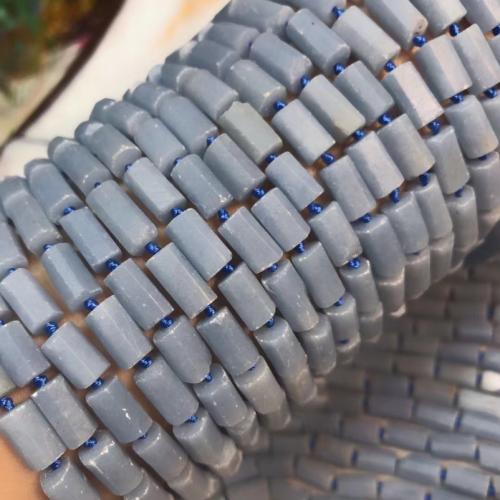 Gemstone Jewelry Beads Angelite Column polished DIY light blue Sold Per Approx 38 cm Strand