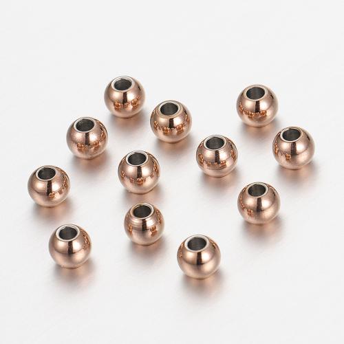 Stainless Steel Large Hole Beads 304 Stainless Steel DIY nickel lead & cadmium free Sold By Bag