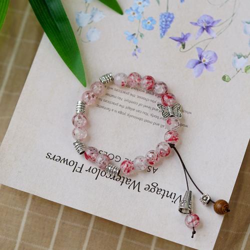 Porcelain Bracelet with Zinc Alloy handmade fashion jewelry & for woman Length Approx 15-20 cm Sold By PC