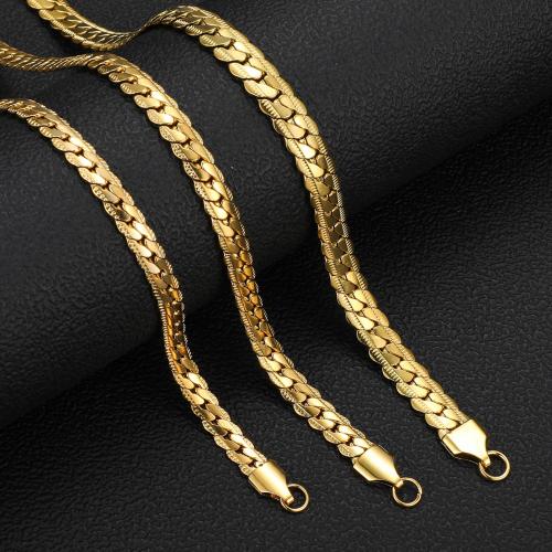 Stainless Steel Chain Necklace 304 Stainless Steel fashion jewelry & Unisex  nickel lead & cadmium free Sold By PC