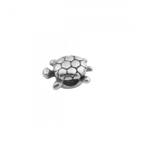 Stainless Steel Large Hole Beads 304 Stainless Steel Turtle polished DIY Approx 4.5mm Sold By PC