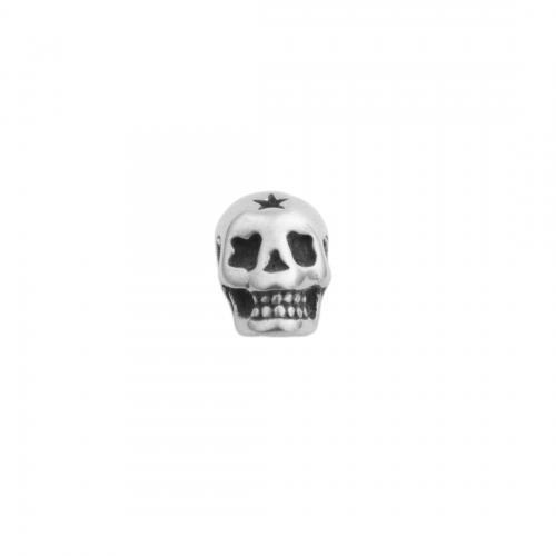 Stainless Steel Spacer Beads 304 Stainless Steel Skull polished DIY Approx 2mm Sold By PC