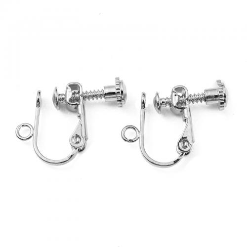 Stainless Steel Clip On Earring Finding 304 Stainless Steel Vacuum Ion Plating DIY nickel lead & cadmium free Sold By PC