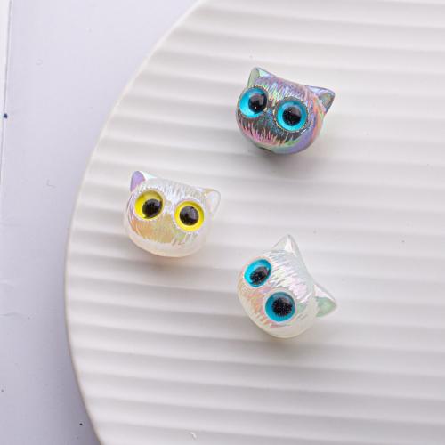 Akril nakit Beads, Mačka, možete DIY, više boja za izbor, 19.40x16.10mm, Prodano By PC