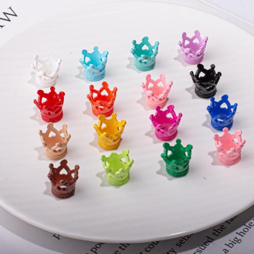 Acrylic Jewelry Beads Crown DIY mixed colors Sold By Bag