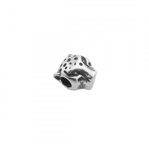 Edelstahl-Perlen mit großem Loch, 304 Edelstahl, poliert, DIY, 14x12.50mm, Bohrung:ca. 8mm, verkauft von PC