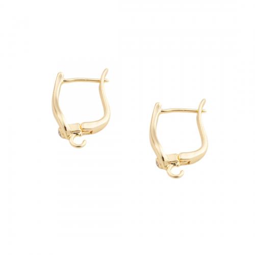 Brass Lever Back Earring Component 14K gold plated DIY nickel lead & cadmium free Inner Approx 9mm Sold By Pair