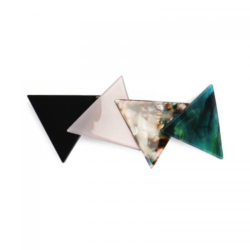 Hair Slide Acetate Triangle fashion jewelry Sold By PC