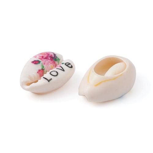Natürliche Süßwasser Muschel Perlen, DIY, gemischte Farben, ca. 20PCs/Box, verkauft von Box