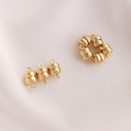Brass Magnetic Clasp 14K gold-filled DIY golden nickel lead & cadmium free Sold By PC
