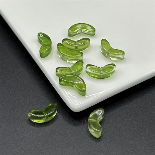 Lampwork Beads Leaf plated DIY Sold By PC