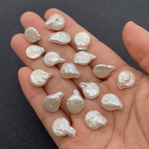 Naturalne perły słodkowodne perełki luźne, Perła naturalna słodkowodna, Łezka, DIY, biały, Length: 10-11mm, width: 13-16mm, sprzedane przez PC