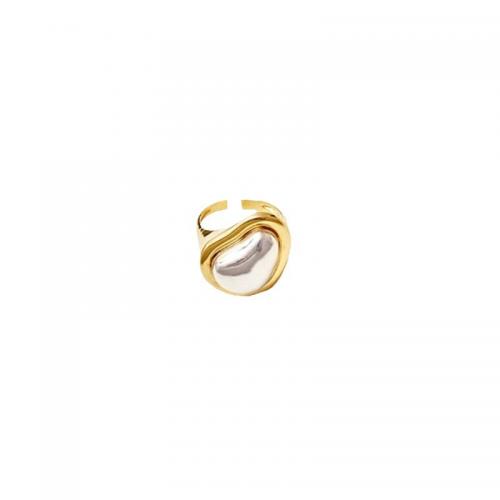 Ring Finger mosiądz, Powlekane, dla kobiety, złoty, sprzedane przez PC
