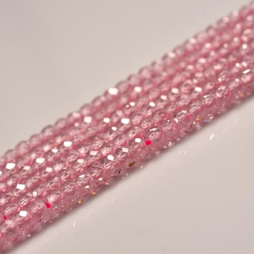 Gemstone Jewelry Beads Cubic Zirconia DIY Approx Sold By Strand