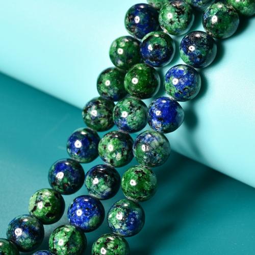 Lapis lazuli perle, Lapis lazuli Phenix, Krug, možete DIY & različite veličine za izbor, miješana boja, Prodano By Strand