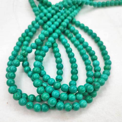 Gemstone šperky Korálky, Přírodní kámen, Kolo, lesklý, DIY & různé velikosti pro výběr, zelený, Prodáno za Cca 38 cm Strand
