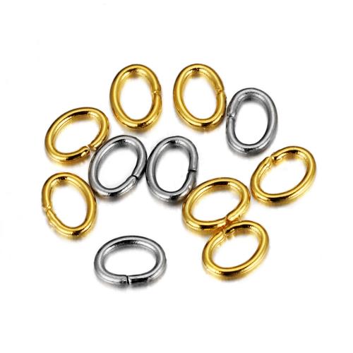 Ruostumaton teräs Open Ring, 304 Stainless Steel, tee-se-itse, enemmän värejä valinta, nikkeli, lyijy ja kadmium vapaa, 100PC/laukku, Myymät laukku
