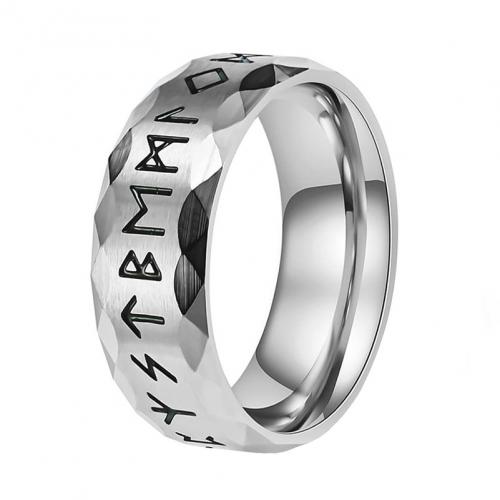 Rozsdamentes acél Finger Ring, 304 rozsdamentes acél, divat ékszerek & különböző méretű a választás & az ember, több színt a választás, nikkel, ólom és kadmium mentes, Által értékesített PC
