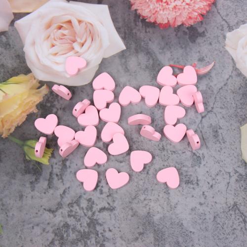 Wood Beads Hemu Beads Heart DIY Approx 2.2mm Sold By PC