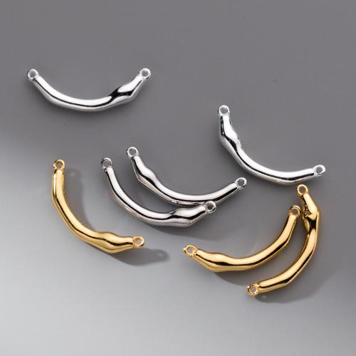 925 Sterling Silver Connectors plated DIY 18.50mm Approx 0.8mm Sold By PC
