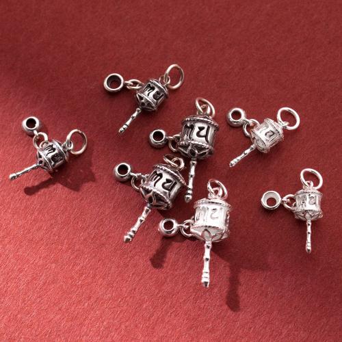 925 Sterling Silver Pendant Antique finish DIY & double-hole Sold By PC