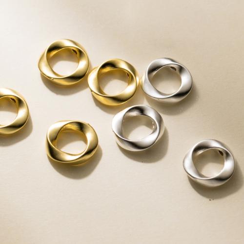 925 Sterling Silver Jump ring, plated, DIY, fler färger för val, Säljs av PC