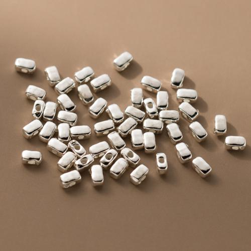 Spacer Beads Jewelry 925 Sterling Silver Antique finish DIY silver color Approx 1.1mm Sold By PC
