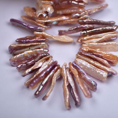 Biwa Kulturan Slatkovodni Pearl perle, možete DIY, miješana boja, Length about 8-20mm, Prodano Per Približno 38-40 cm Strand