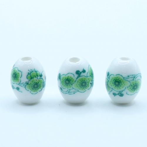 Porcelain Jewelry Beads Oval DIY Approx Sold By Bag