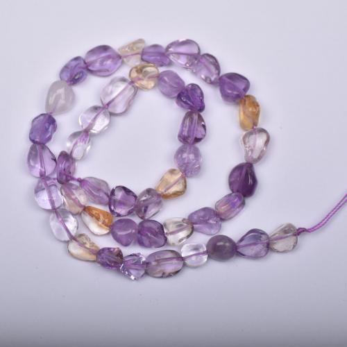Gemstone smykker perler, Natursten, Uregelmæssig, du kan DIY & forskellige materialer til valg, flere farver til valg, 8x10mm, Solgt Per Ca. 38 cm Strand